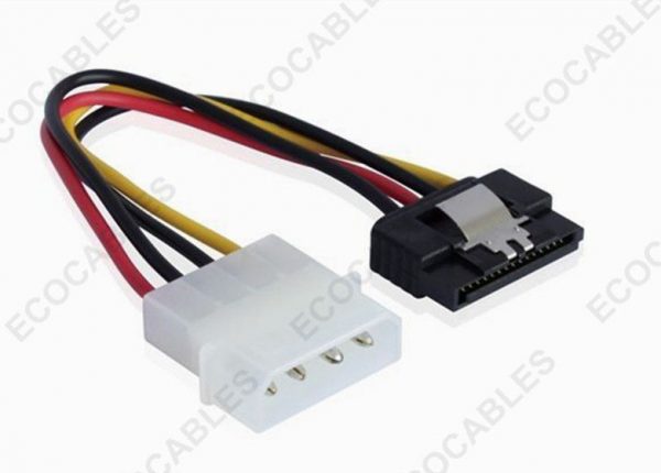 15 Pin To 4 Pin SATA Power Extension Cables