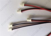 UL1007 22awg Black Red 2P Glued Cable 2