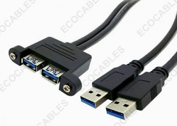 3.0 Dual USB USB Extension Cable2