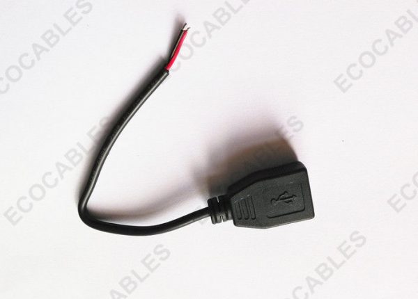 Black A Female Vertical Connector Moulded Electric Wire 1