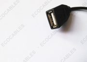 Black A Female Vertical Connector Moulded Electric Wire 2