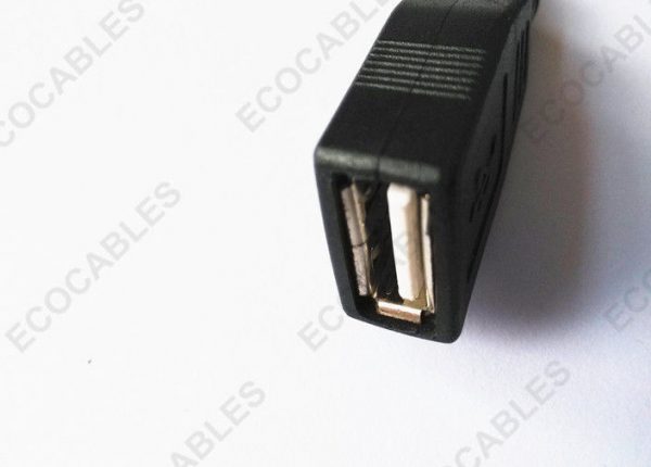 Black A Female Vertical Connector Moulded Electric Wire 3