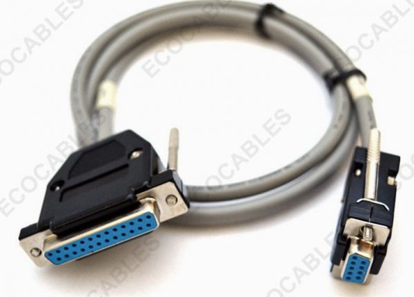 Black DB 9 PIN to DB 25 PIN Signal Cable1