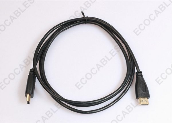Black Super Thin Signal HDMI To HDMI Cable1