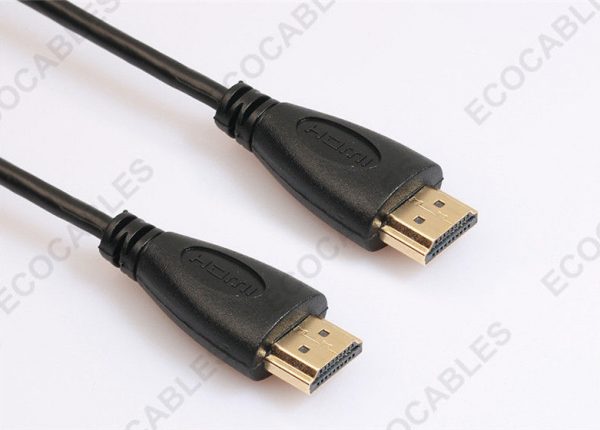 Black Super Thin Signal HDMI To HDMI Cable2