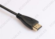Black Super Thin Signal HDMI To HDMI Cable4