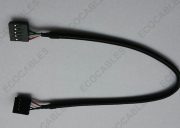 Internal USB2 x 1 Cable 2561-2H-2 x 5P Shielded USB Cable Assembly1