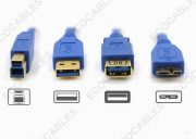 Micro A Male To B Male Connector USB Cable3