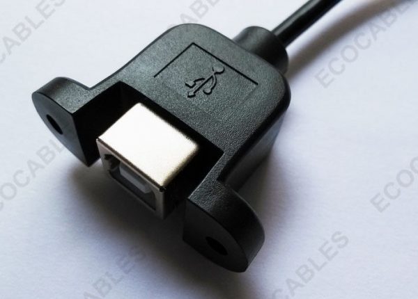 Panel Mount Straight USB Cable3