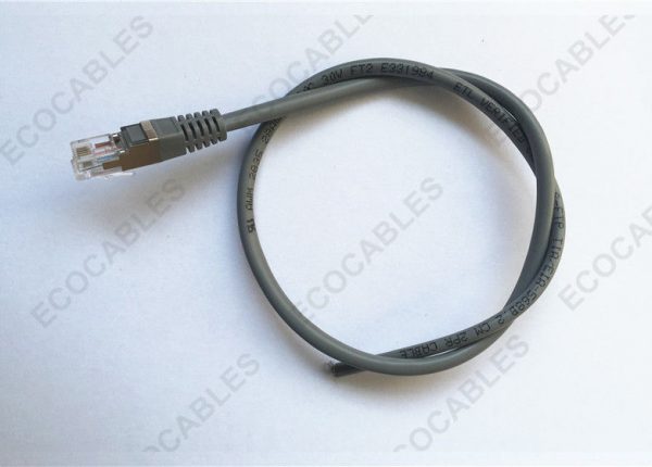 RJ45 With Shell Custom Network Cat5e Cable1