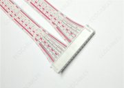 Ribbon Cable Assembly XHP-16P on both sides UL2468 26 awg White Red 450mm3