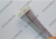 UL2468 Red And White Flat Ribbon Wire 8