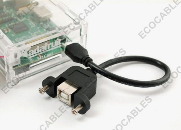 USB 2.0 Vertical Panell Mount Cable2