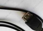 USB A Male To A Female Mini 5P USB Data Power Splitter Cable3