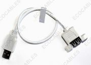 White AM To AF USB Extension Cable1