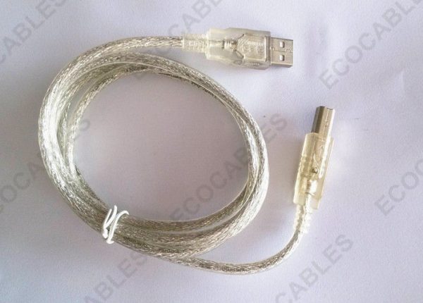 White Transparent Electric Wire 1