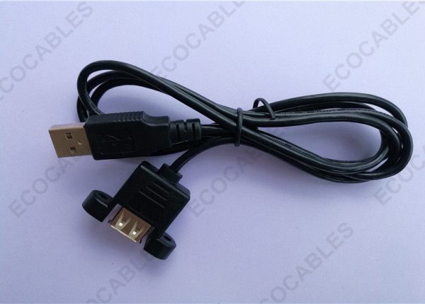Black UL2725 AM To AF USB Extension Cable For Signal1