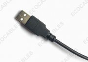 UL2725 USB Extension Cable Black PVC Jacket USB A male Cable With MLX 51004 Connector3