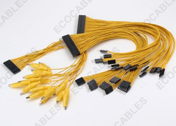 3A Yellow Alligator Clip Battery Cable