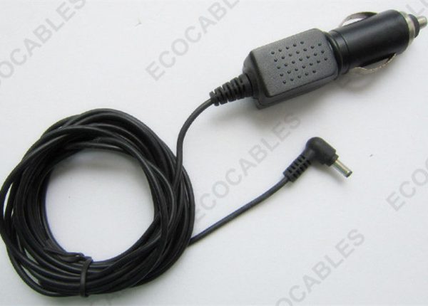 Right Angle DC Plug To Vertical Lighter Cable1