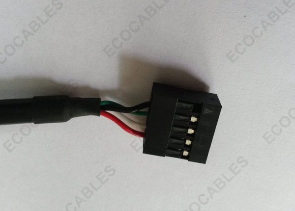 内部 USB2 x 1 电缆 2561-2H-2 x 5P 屏蔽 USB 电缆组件2